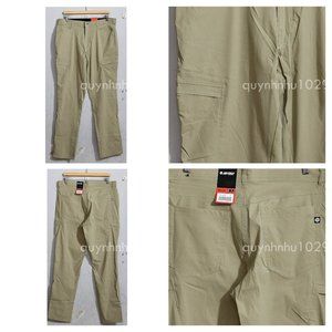 hi-tec men cargo performance pants in Tan colors